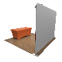 10ft Straight Custom Trade Show Booth Kit 2